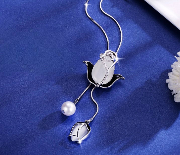 Collar ajustable de perlas rosas - 𝗕𝗲𝗹𝗹𝗲𝘇𝗮 𝗻𝗮𝘁𝘂𝗿𝗮𝗹 🌹
