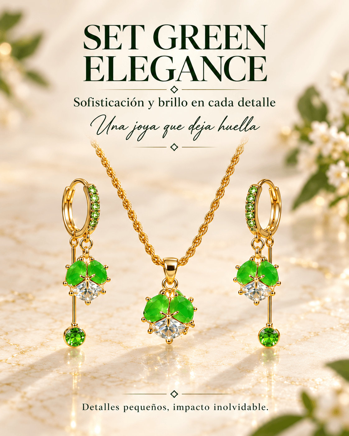 Set Green Elegance