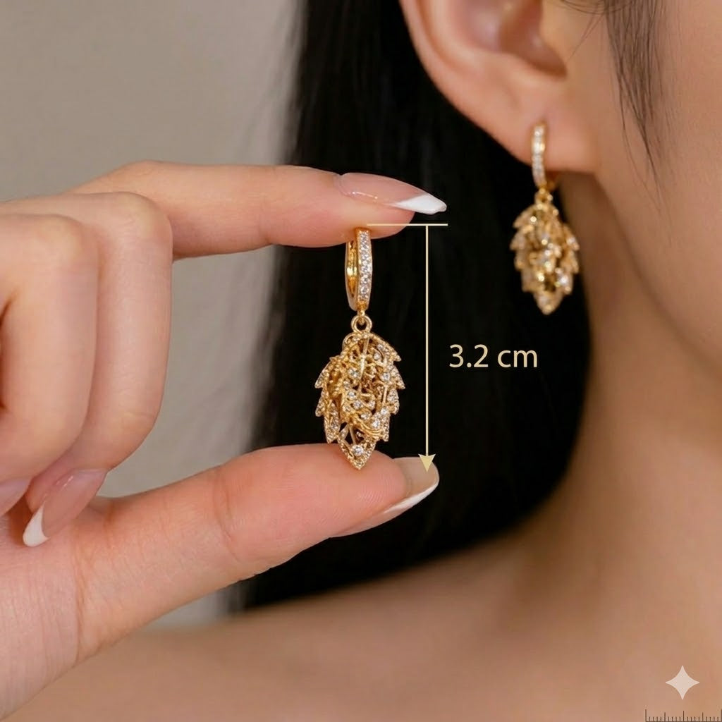 Aretes Bosque Dorado