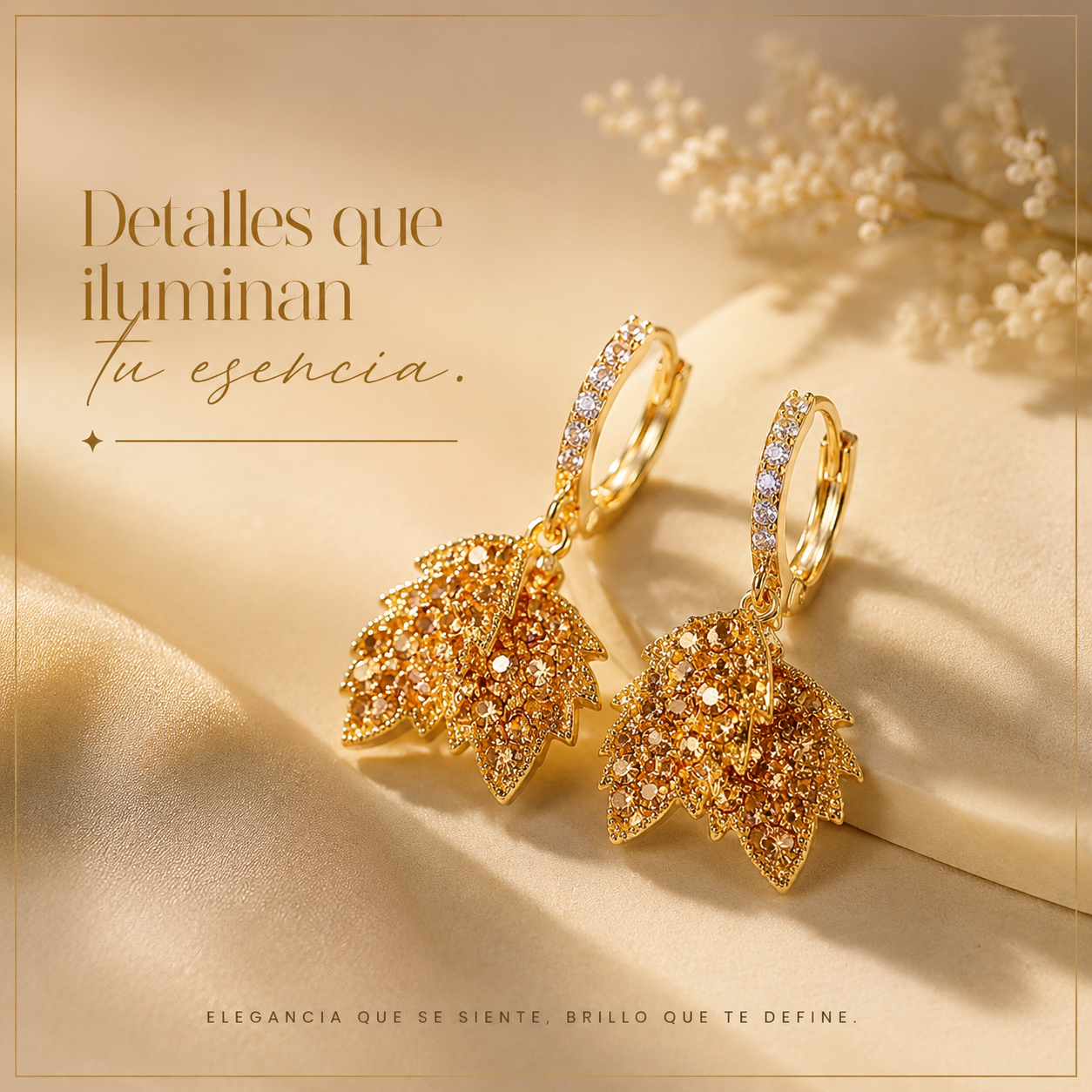 Aretes Bosque Dorado