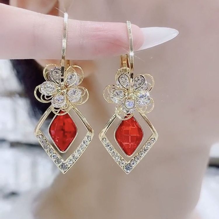 Aretes Circonita Flor