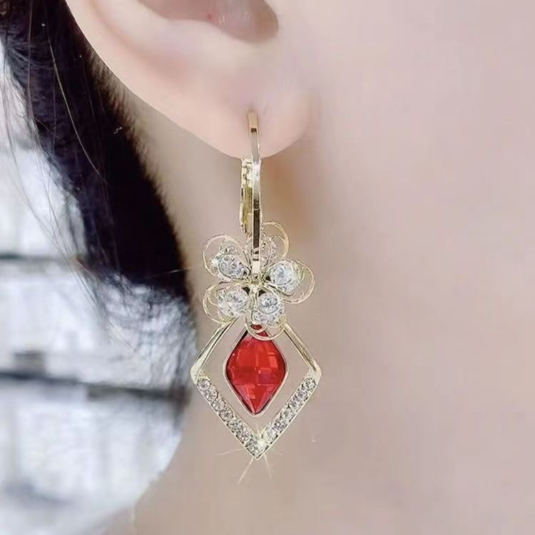Aretes Circonita Flor