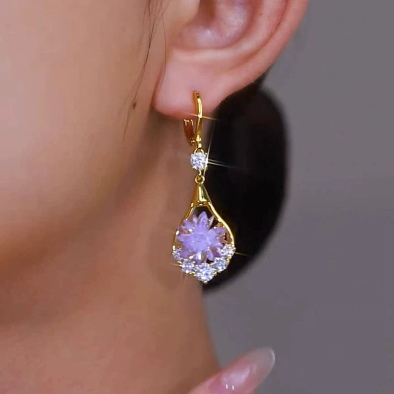 Aretes Aura de Cristal