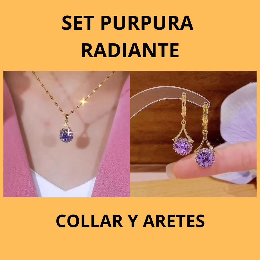 Set Púrpura Radiante