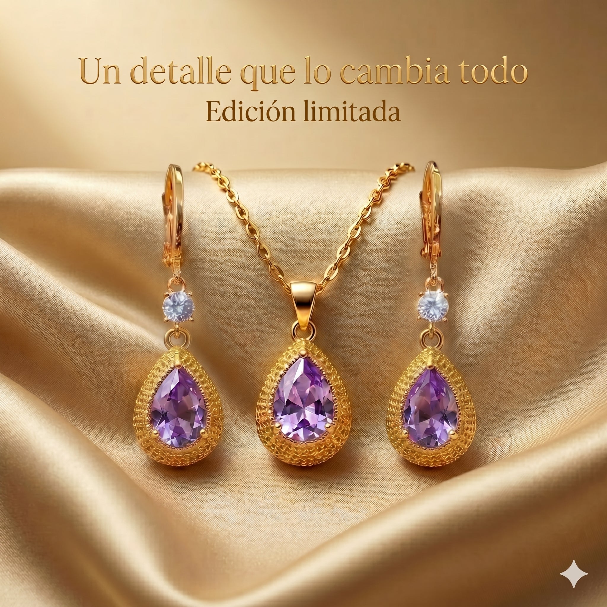 Set purpura Gold