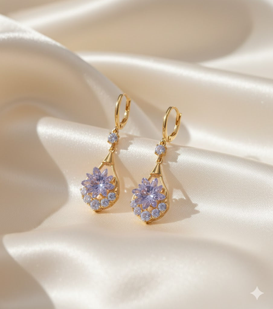 Aretes Aura de Cristal
