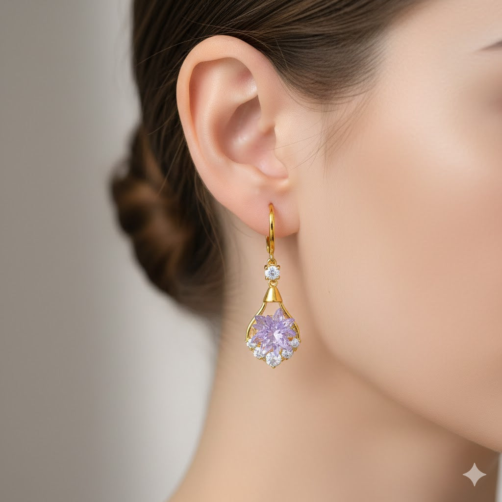 Aretes Aura de Cristal