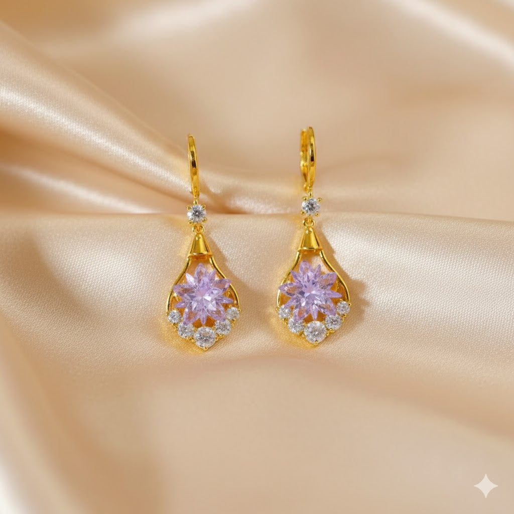 Aretes Aura de Cristal