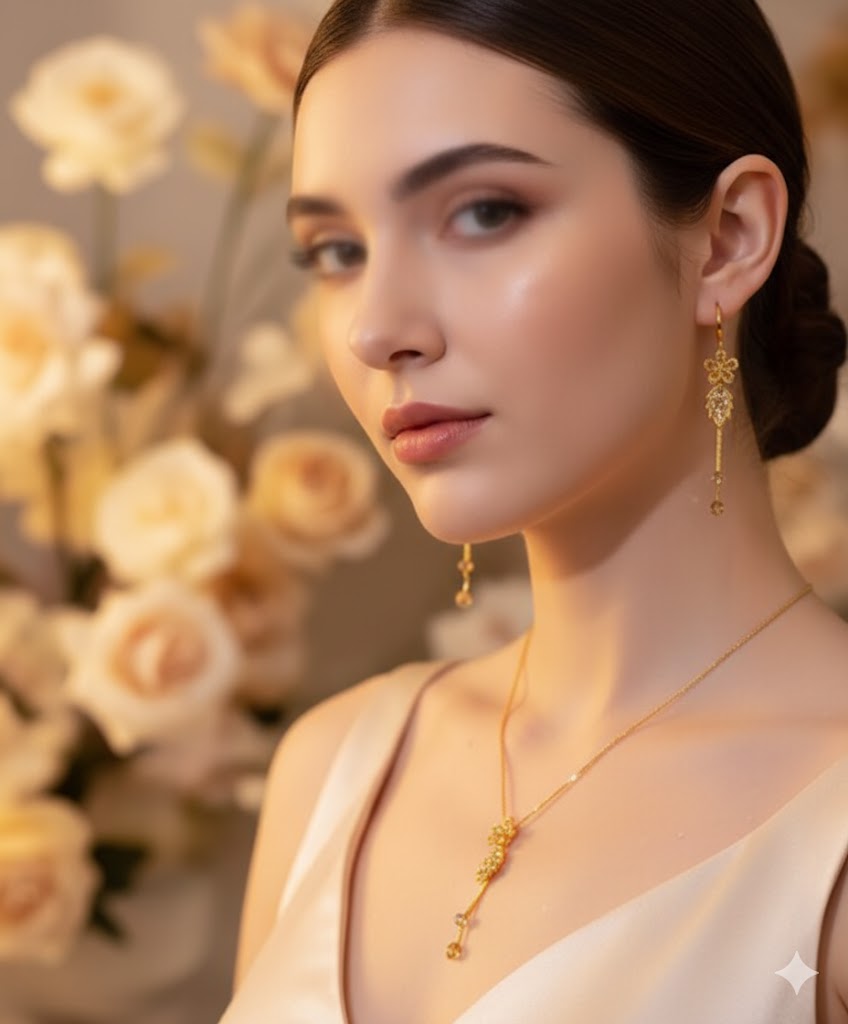Aretes Oro de Primavera
