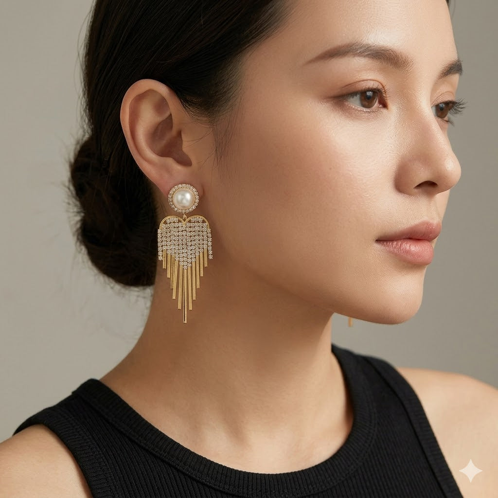 Aretes Diva Dorada