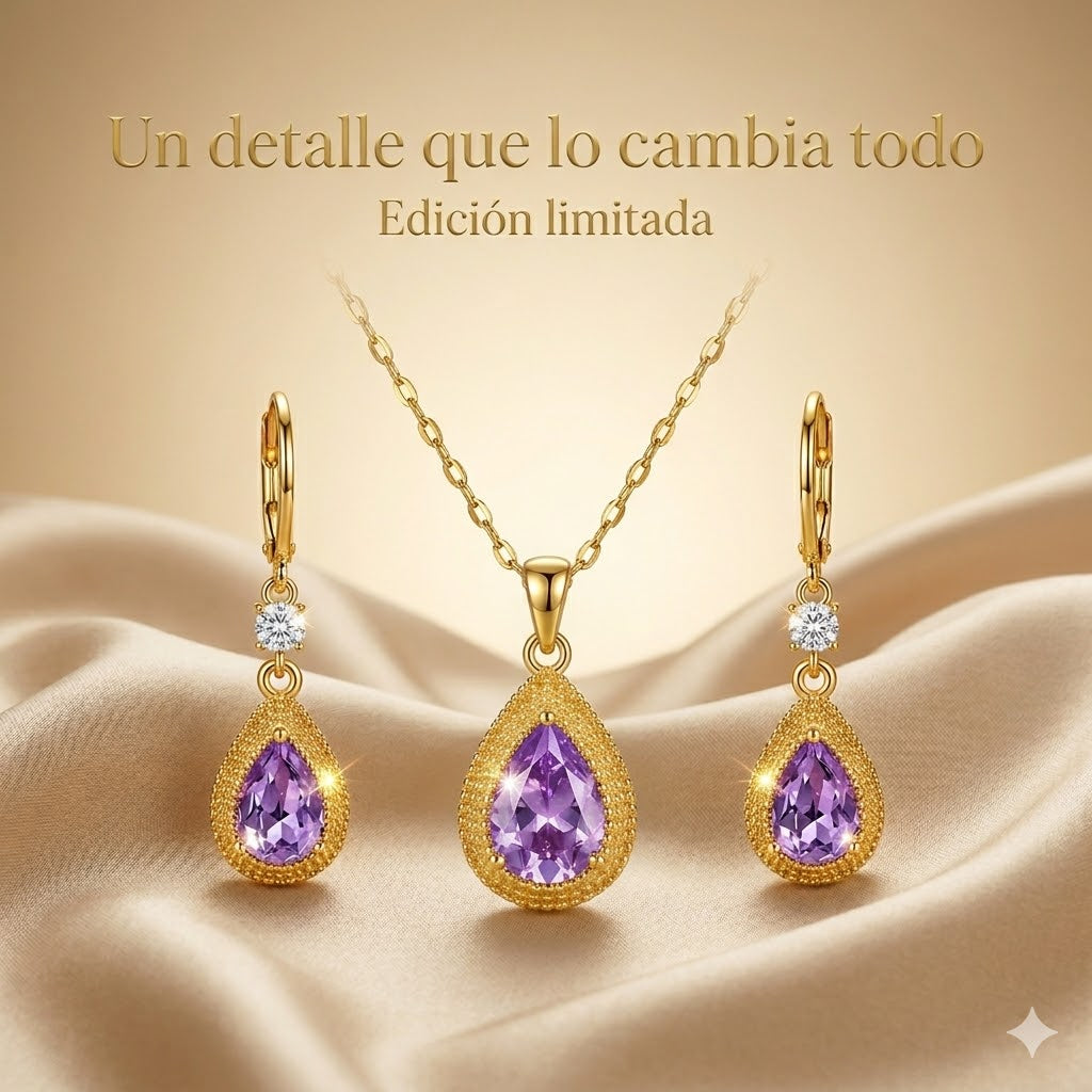 Set purpura Gold