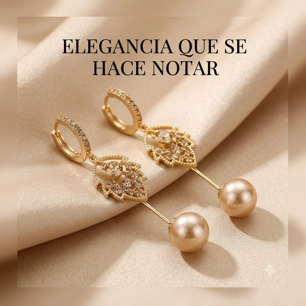 Aretes Ninfa Dorada