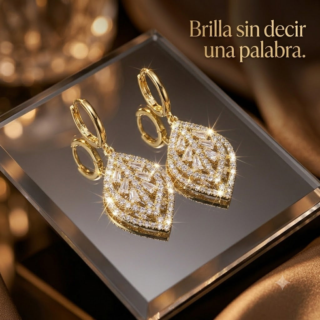 Aretes Pétalo Radiante