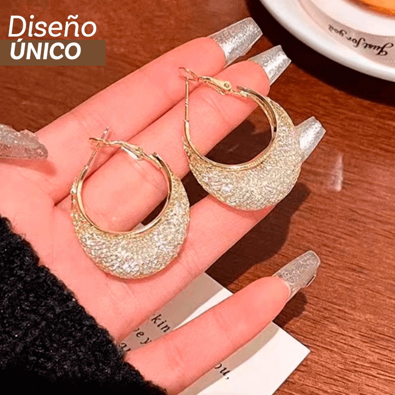 Aretes Candongas Brillante
