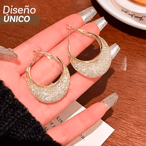 Aretes Candongas Brillante