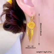 Aretes Rosa de Fuego