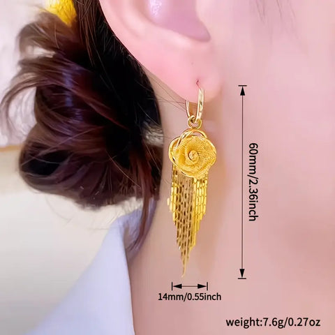 Aretes Rosa de Fuego