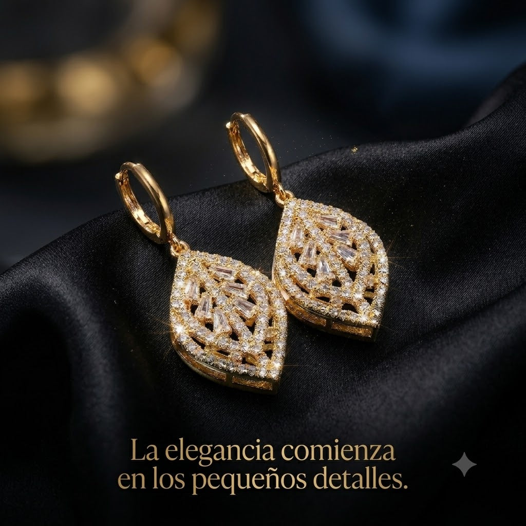 Aretes Pétalo Radiante