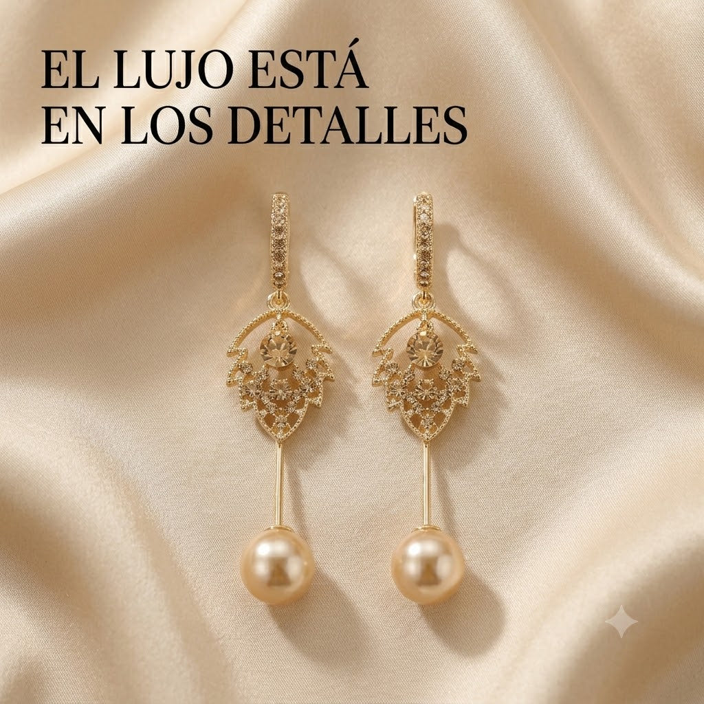 Aretes Ninfa Dorada