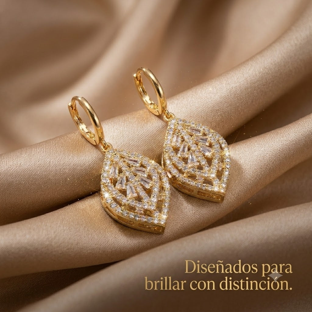 Aretes Pétalo Radiante