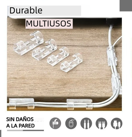 ORGANIZADOR DE CABLES(32 unidades)