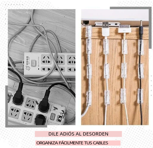 ORGANIZADOR DE CABLES(32 unidades)