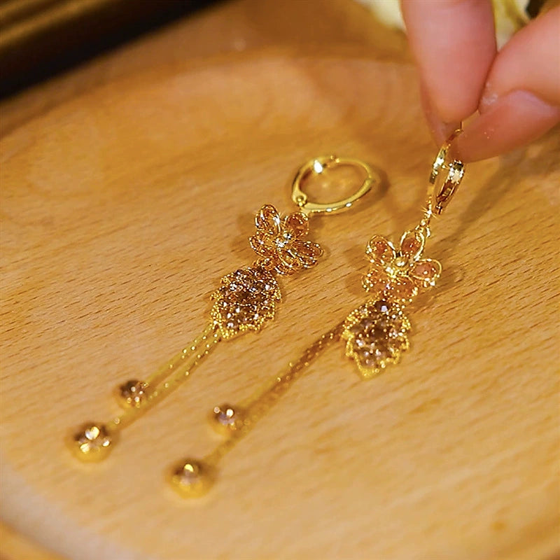 Aretes Oro de Primavera