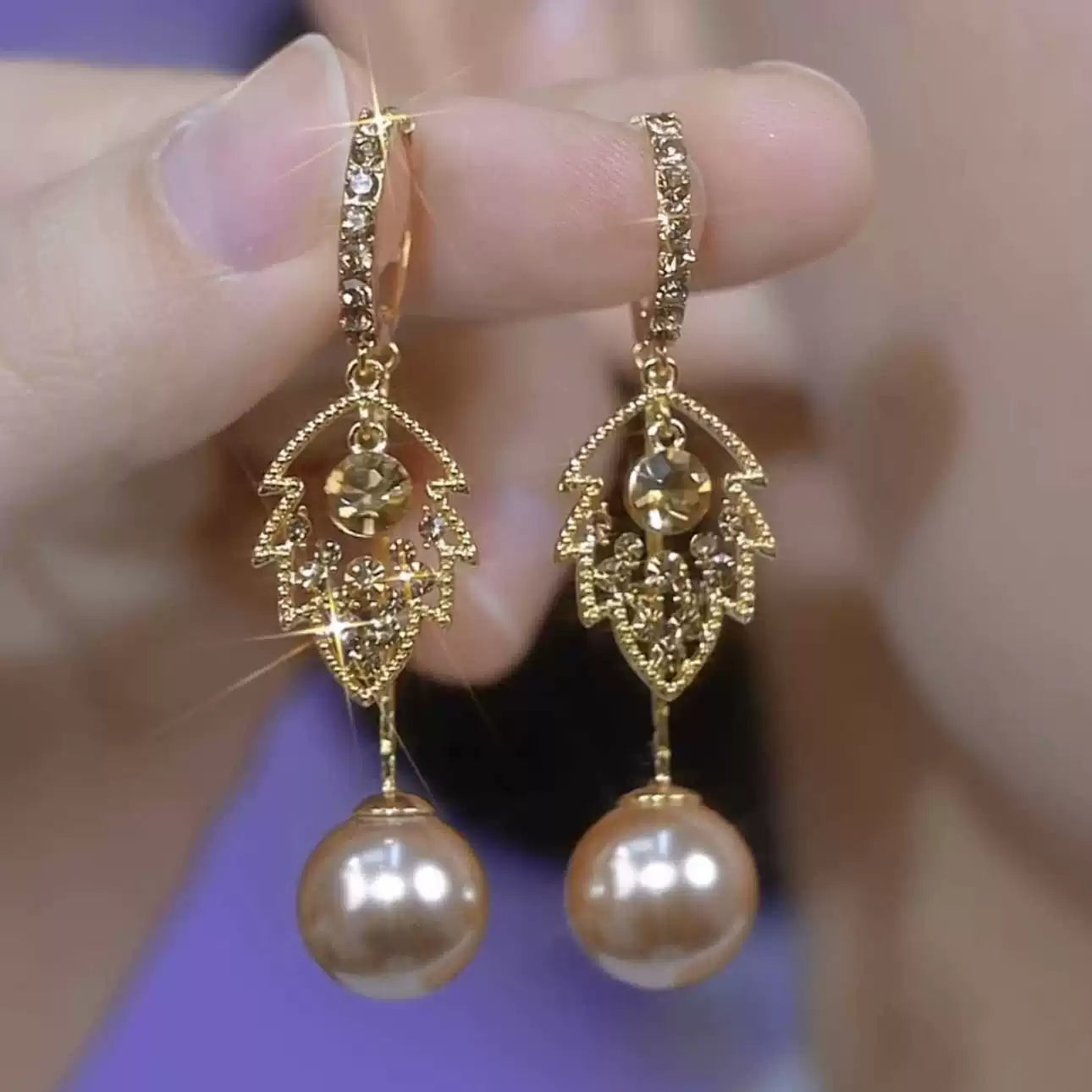 Aretes Ninfa Dorada