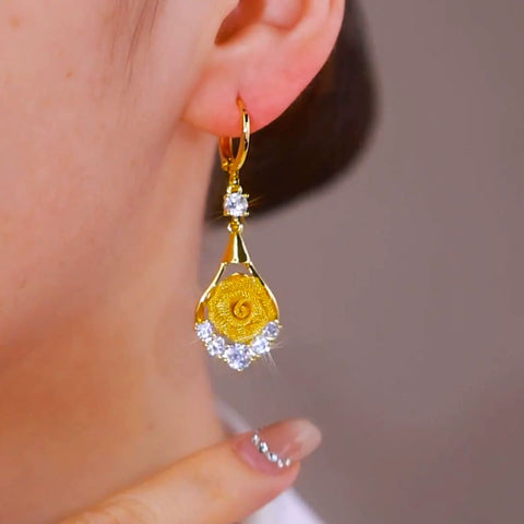 Aretes Glamour Dorado