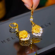 Aretes Glamour Dorado