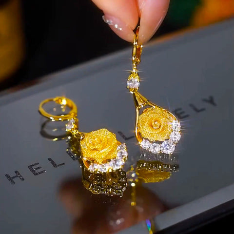 Aretes Glamour Dorado