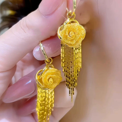 Aretes Rosa de Fuego