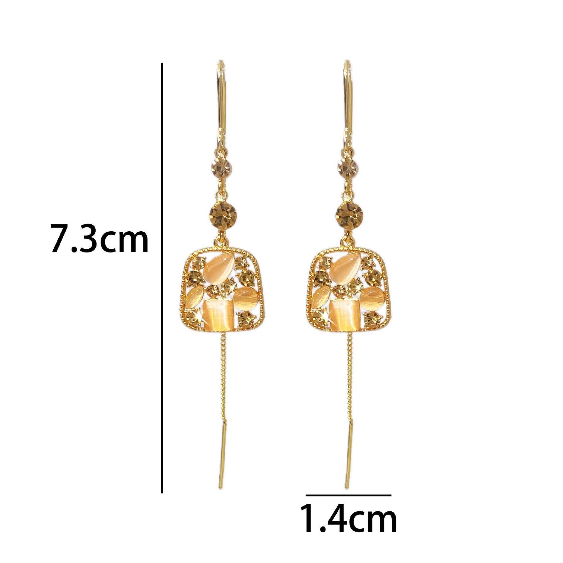 Aretes Milán Rosé