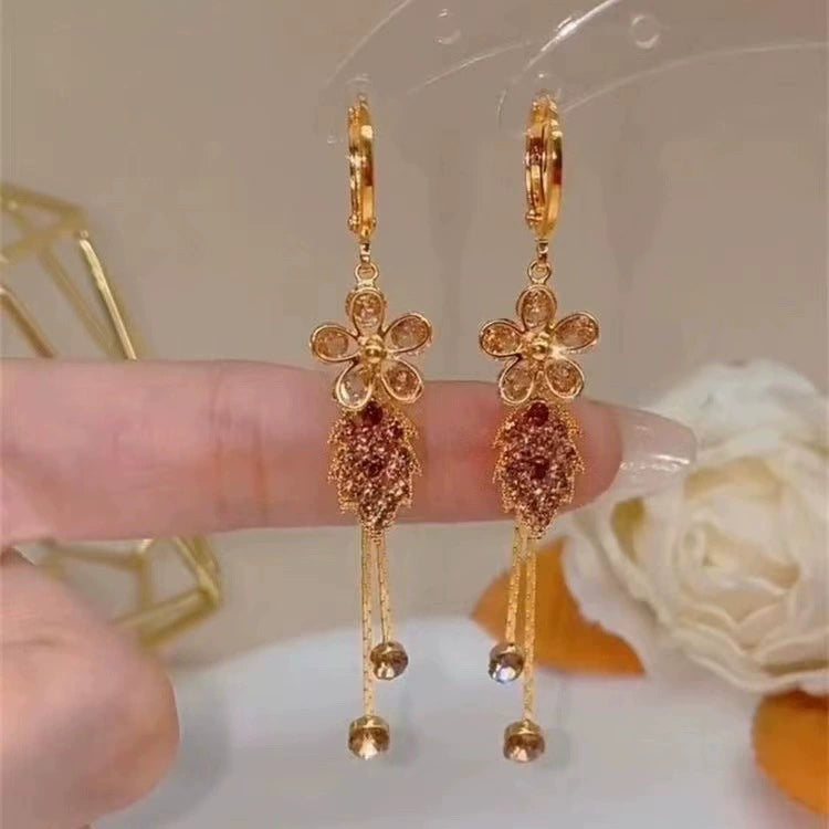 Aretes Oro de Primavera