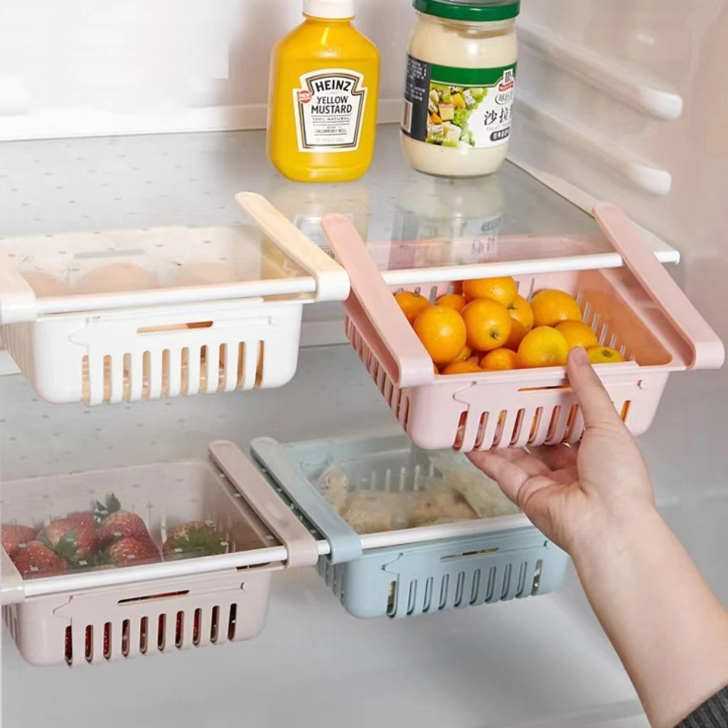 6 Organizadores expandibles de Refrigerador