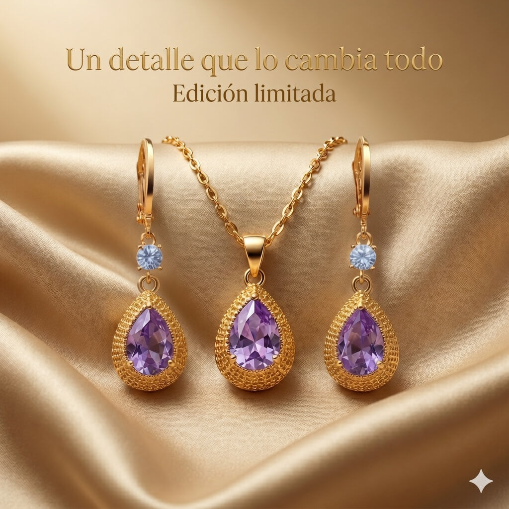 Set purpura Gold
