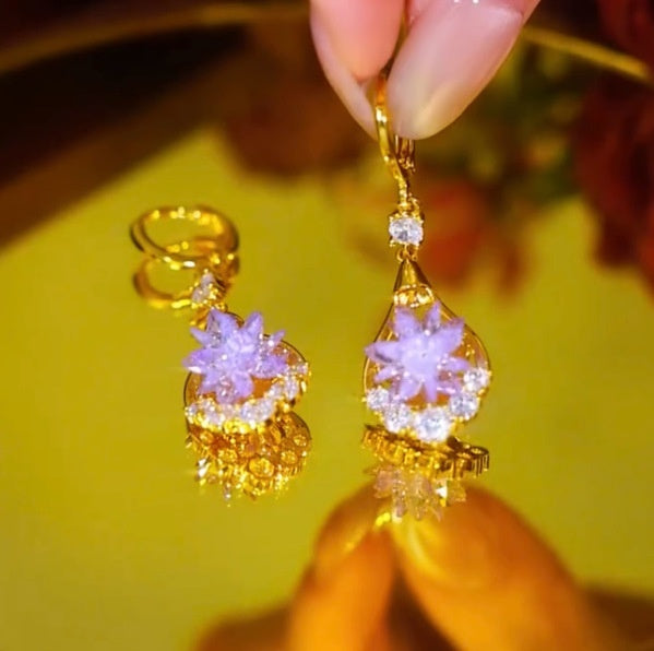 Aretes Aura de Cristal