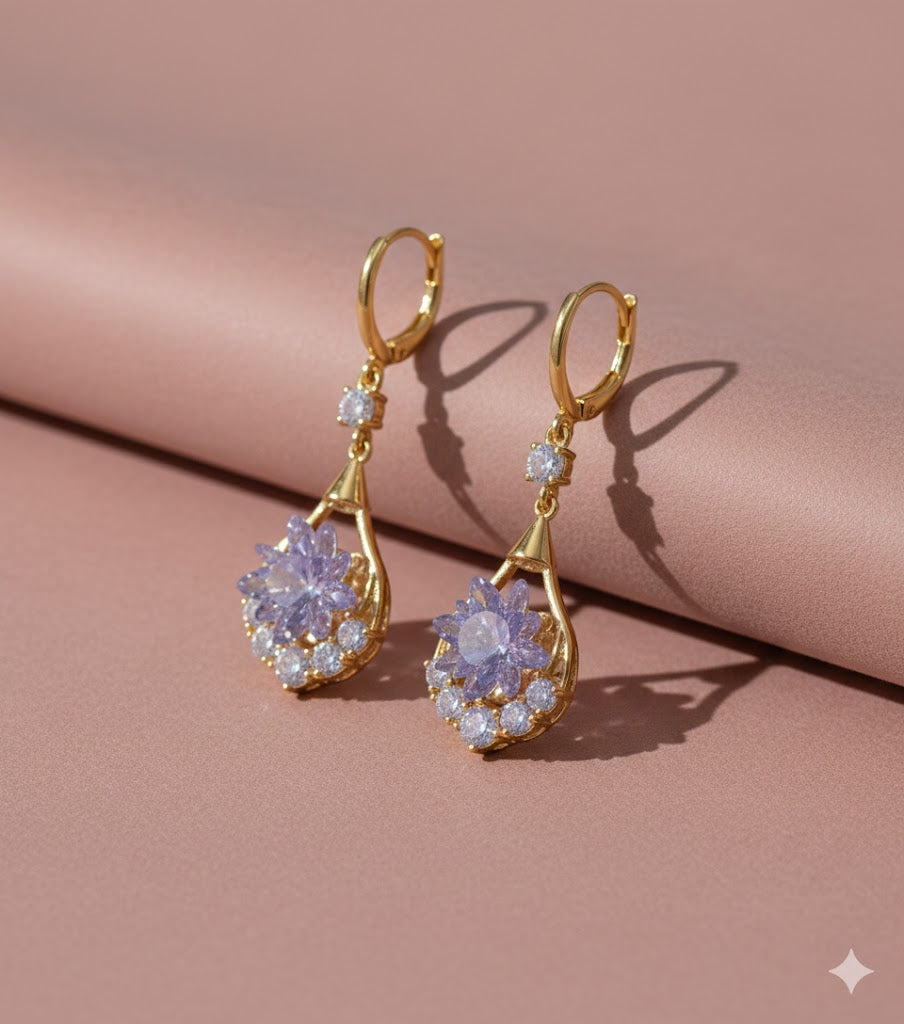 Aretes Aura de Cristal