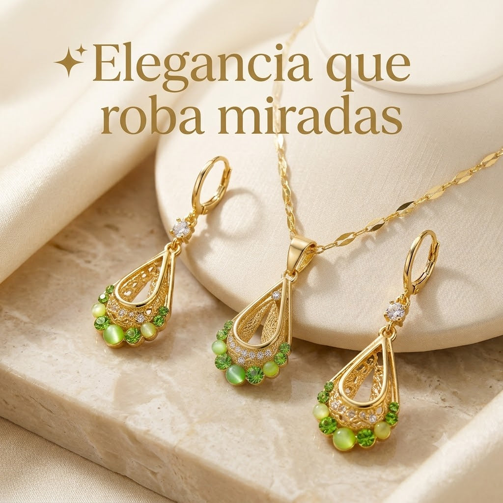 Set Jade Floral